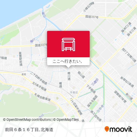 前田６条１６丁目地図