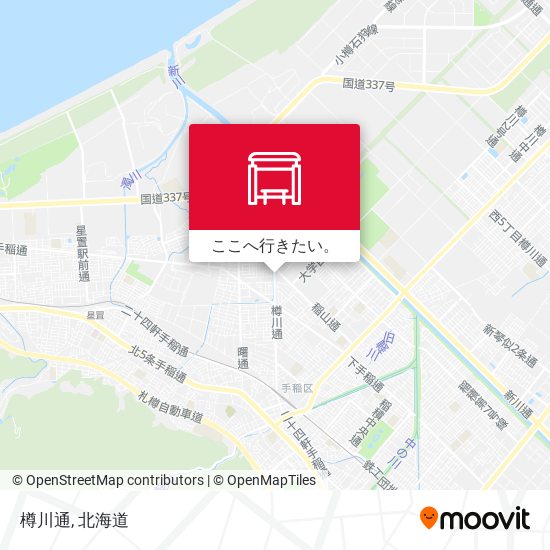 樽川通地図