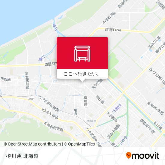 樽川通地図