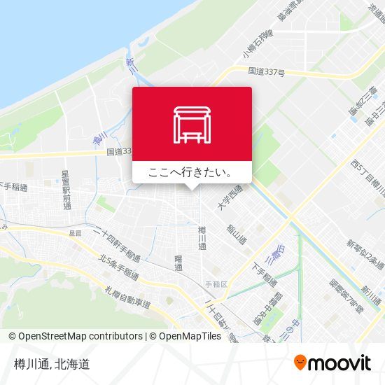 樽川通地図