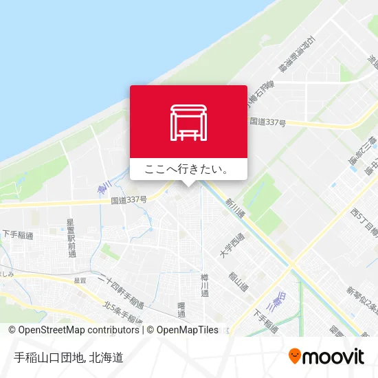 手稲山口団地地図