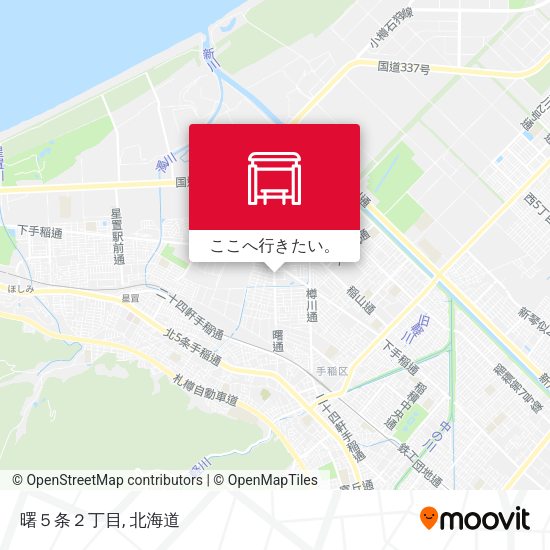 曙５条２丁目地図