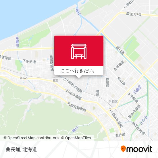 曲長通地図