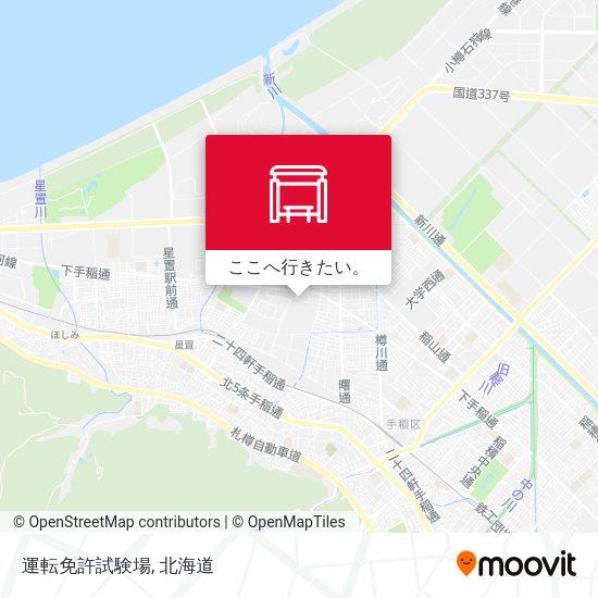 運転免許試験場地図