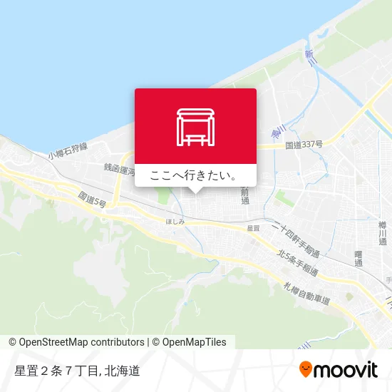 星置２条７丁目地図