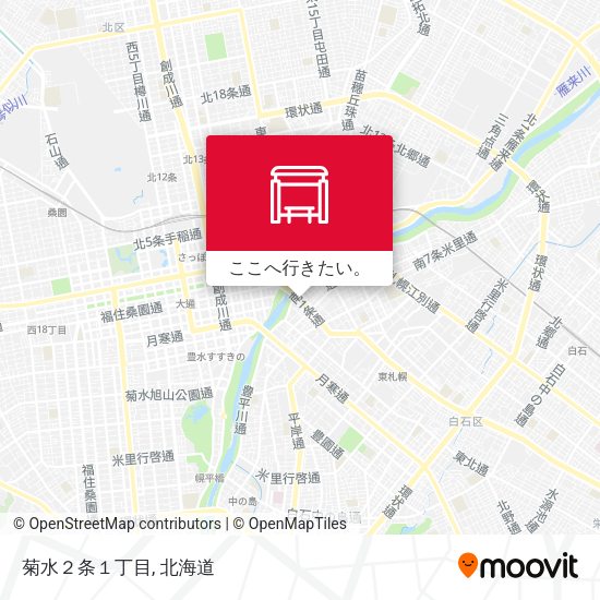 菊水２条１丁目地図
