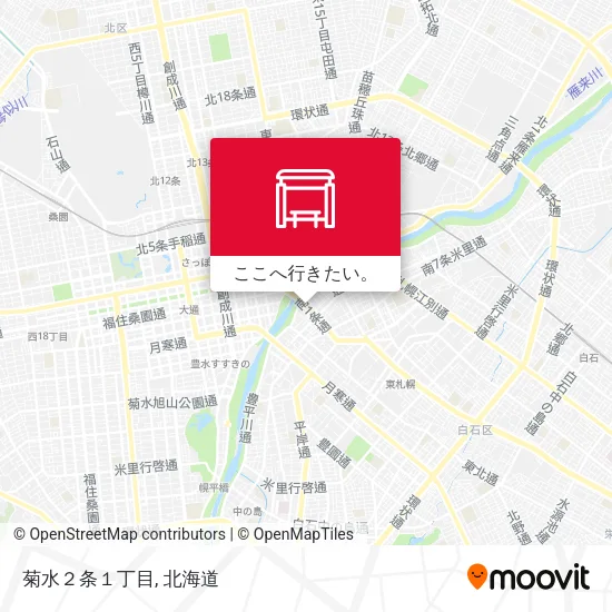 菊水２条１丁目地図