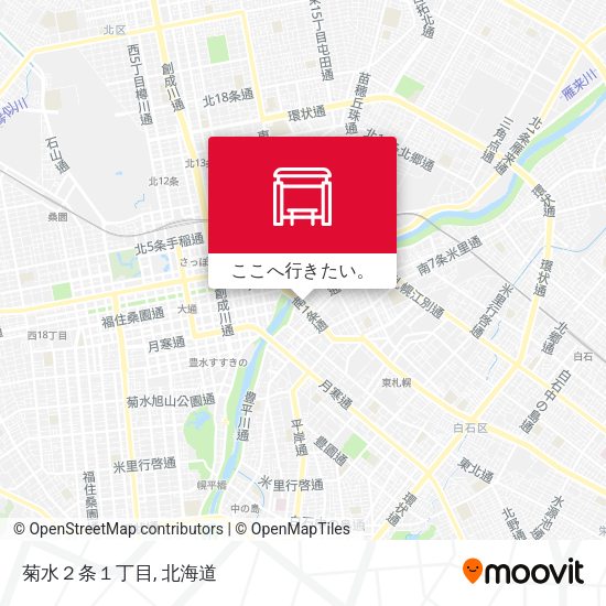 菊水２条１丁目地図