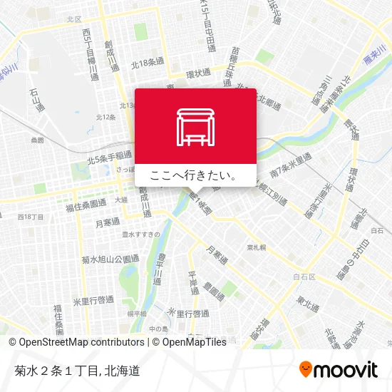 菊水２条１丁目地図