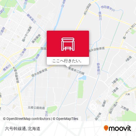 六号幹線通地図