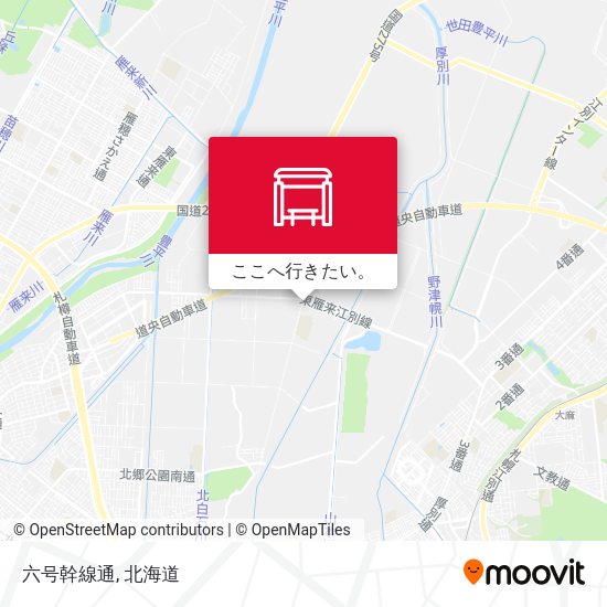 六号幹線通地図