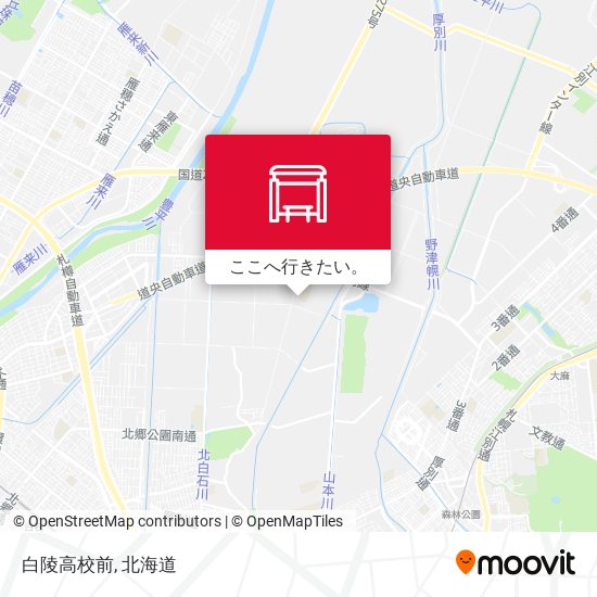 白陵高校前地図