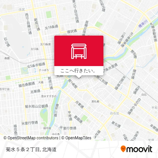 菊水５条２丁目地図