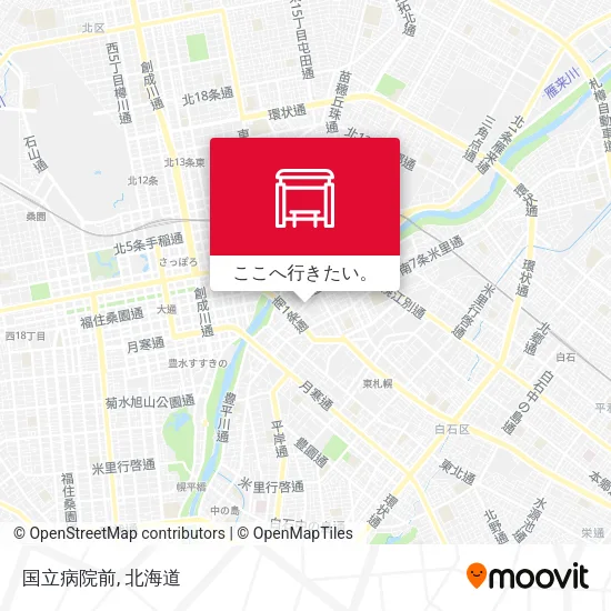 国立病院前地図