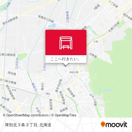厚別北３条３丁目地図