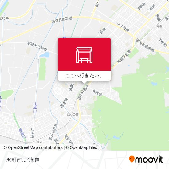沢町南地図