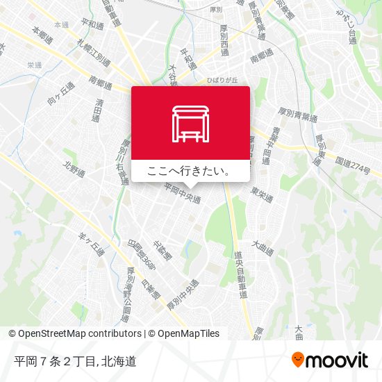 平岡７条２丁目地図