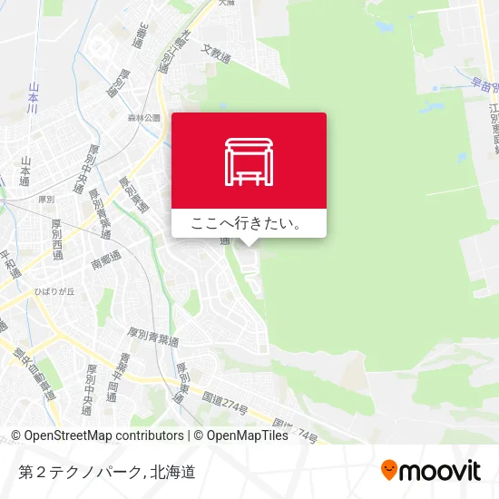第２テクノパーク地図