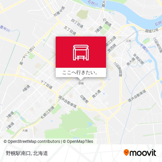 野幌駅南口地図