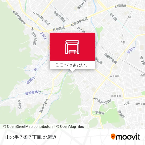 山の手７条７丁目地図