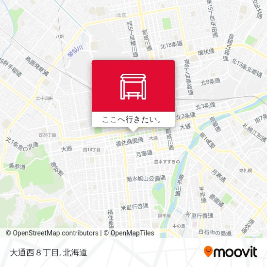 大通西８丁目地図