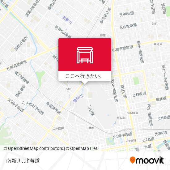 南新川地図