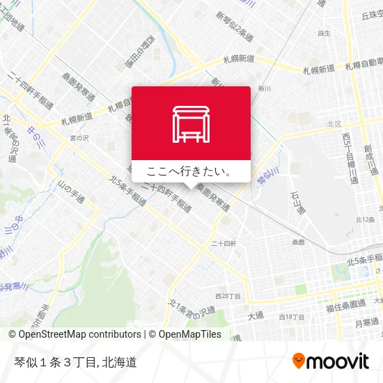 琴似１条３丁目地図