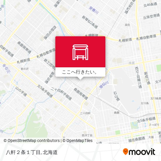 八軒２条１丁目地図