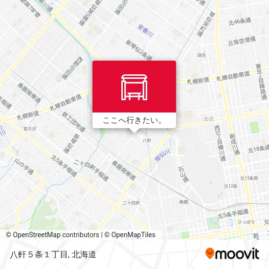 八軒５条１丁目地図