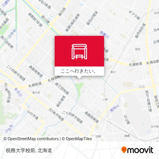 税務大学校前地図