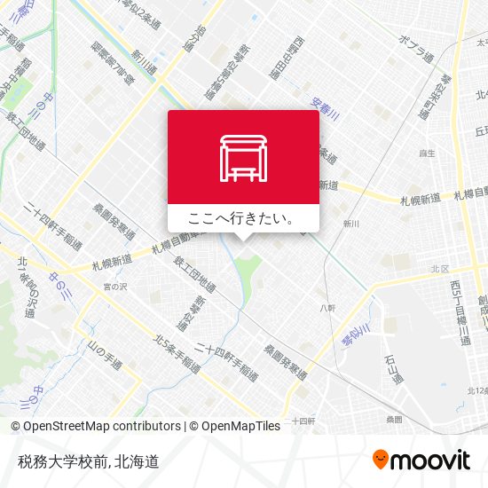 税務大学校前地図