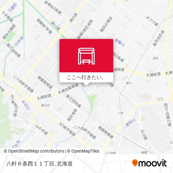 八軒６条西１１丁目地図