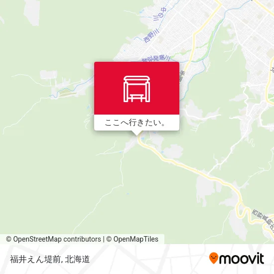 福井えん堤前地図