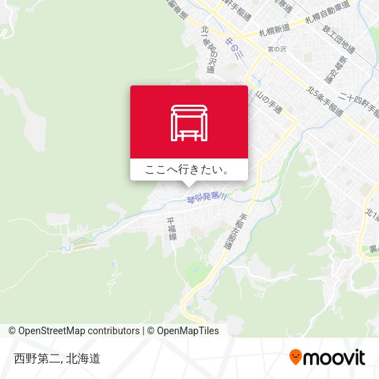 西野第二地図