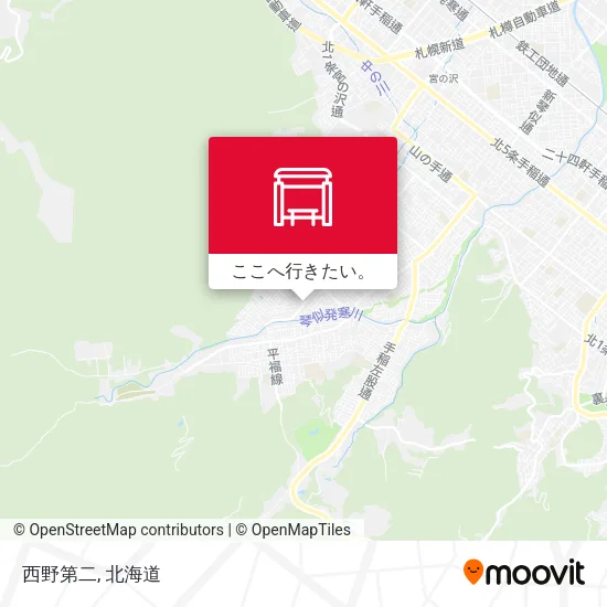西野第二地図