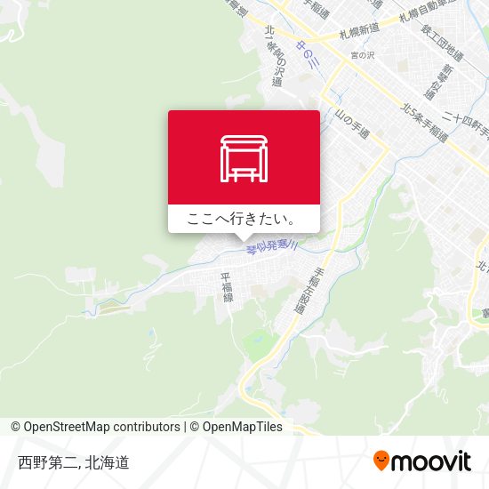 西野第二地図