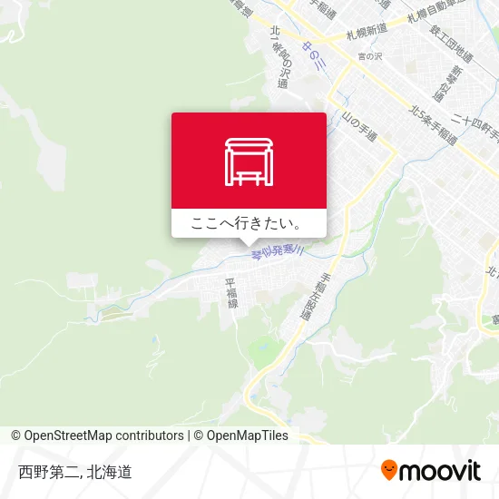 西野第二地図
