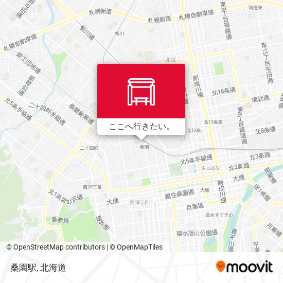 桑園駅地図