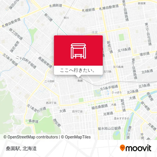 桑園駅地図