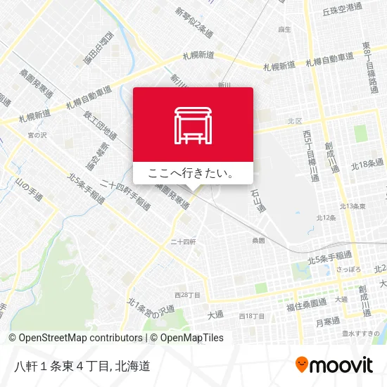 八軒１条東４丁目地図