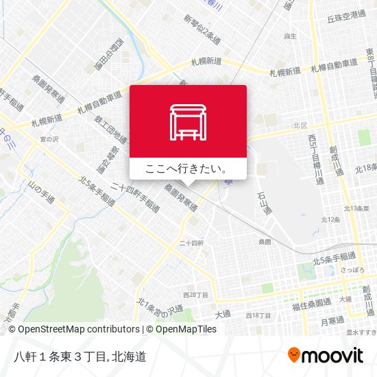 八軒１条東３丁目地図