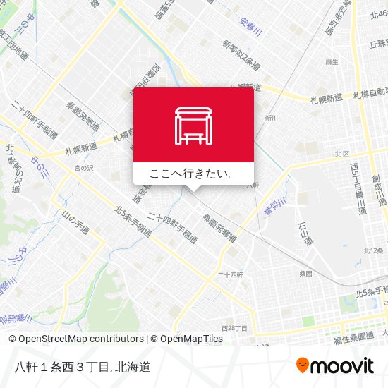 八軒１条西３丁目地図