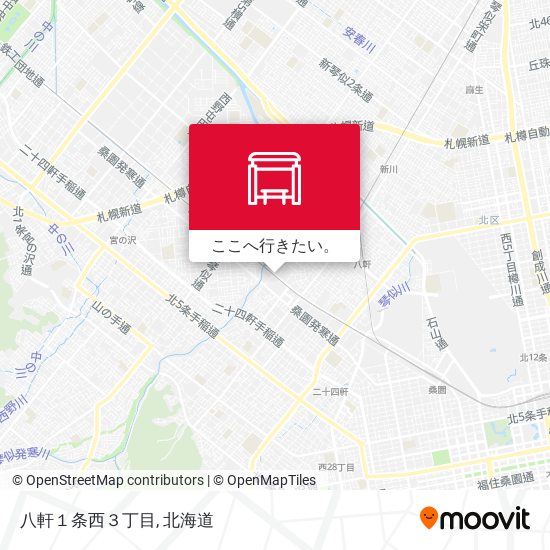 八軒１条西３丁目地図