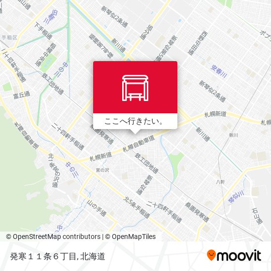 発寒１１条６丁目地図