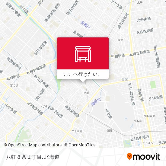 八軒８条１丁目地図