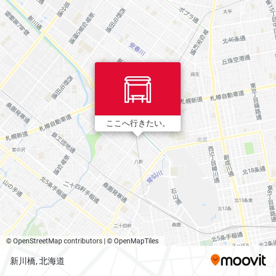 新川橋地図