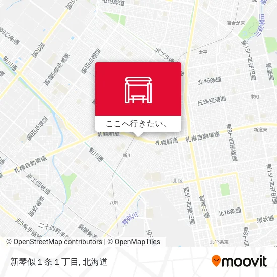新琴似１条１丁目地図
