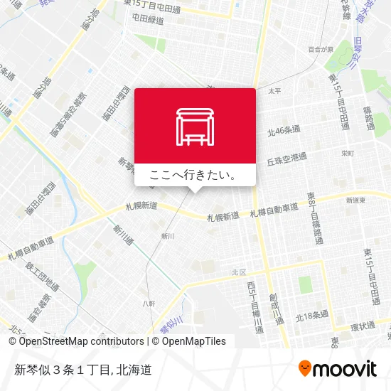 新琴似３条１丁目地図