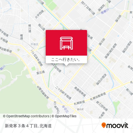 新発寒３条４丁目地図