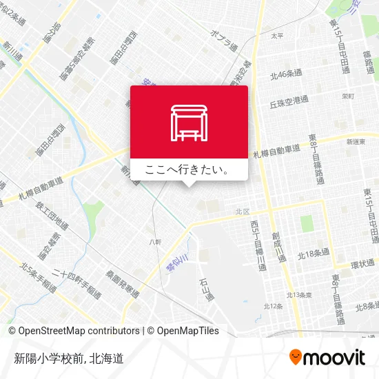 新陽小学校前地図